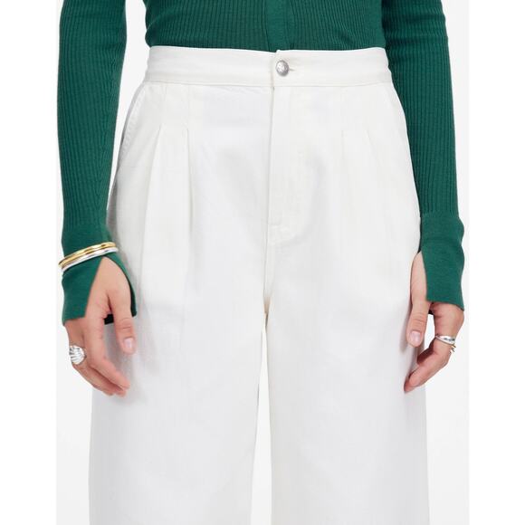 NWOT Madewell The Harlow Wide-Leg Jean Airy Denim Edition White Size 25 NU034 - Picture 5 of 6